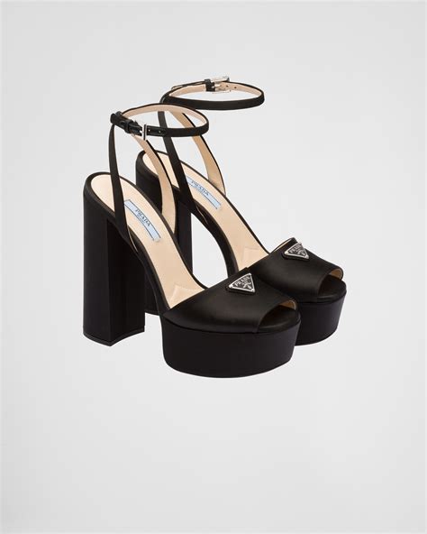 prada black and gold shoes|prada shoes high heels.